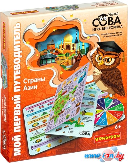 Развивающая игра Bondibon Умная сова. Страны Азии ВВ4531 в Гродно