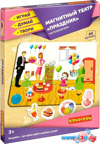 Развивающая игра Bondibon Магнитный театр. Праздник ВВ4414 в Гродно