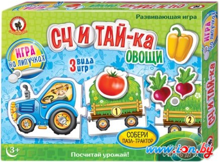 Развивающая игра Русский стиль Считай-ка. Овощи 03270 в Гродно