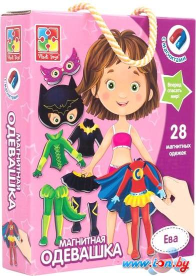 Магнитная доска Vladi Toys Одевашка. Ева VT3702-04 в Бресте