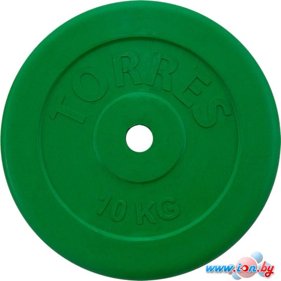 Диск Torres PL504110 25 мм 10 кг (зеленый) в Бресте