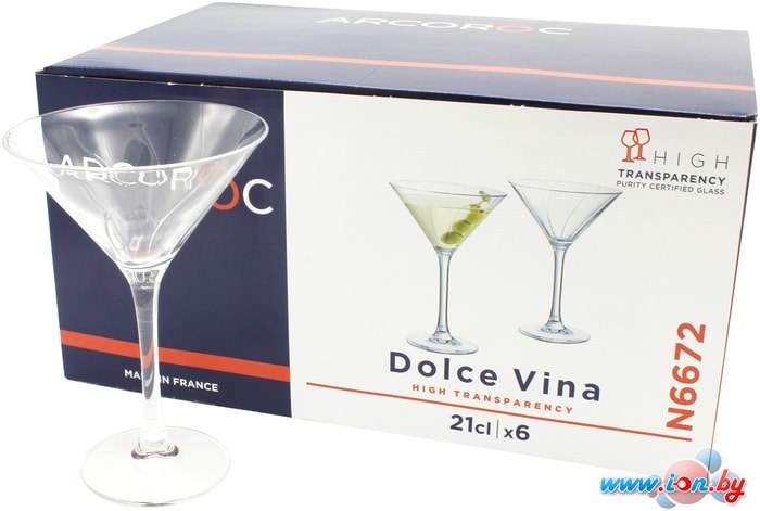 Набор бокалов для мартини Arcoroc Dolce vina 10N6672 в Гомеле