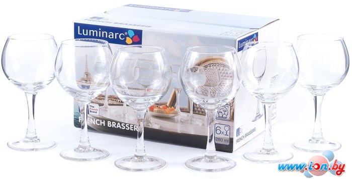 Набор бокалов для вина Luminarc French brasserie H9451 в Бресте