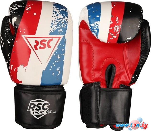 Перчатки для единоборств RSC Sport Hit PU SB-01-146 (8 oz, белый/красный/синий) в Гомеле