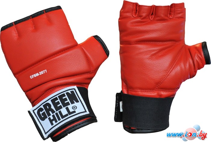 Перчатки для единоборств Green Hill CFBM-2077 (L, красный) в Бресте