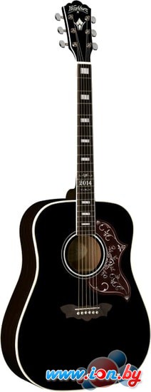 Акустическая гитара Washburn WD2014LTDB (черный) в Гомеле