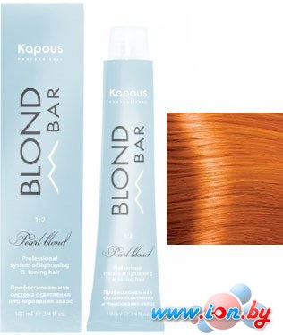 Крем-краска для волос Kapous Professional Blond Bar с экстрактом жемчуга BB 04 корректор медный в Могилёве