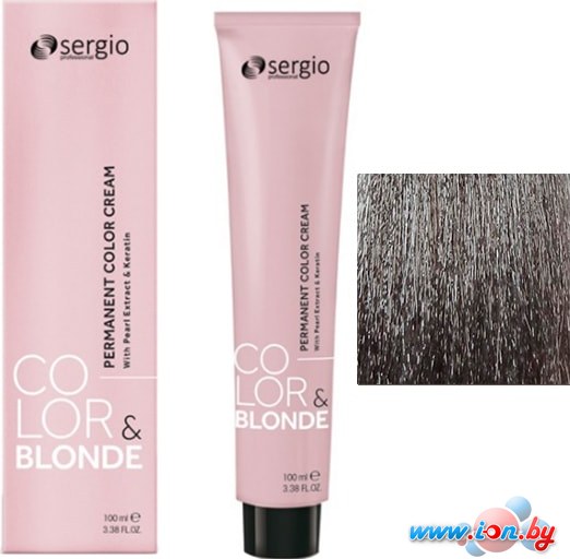 Крем-краска для волос Sergio Professional Color&Blonde 8.01 блондин легкий пепельный в Гомеле