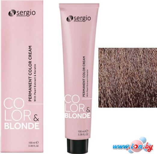 Крем-краска для волос Sergio Professional Color&Blonde 7.003 средне-русый натуральный карамельный в Бресте