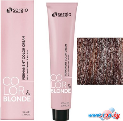Крем-краска для волос Sergio Professional Color&Blonde 7.41 средне-русый медный матовый в Могилёве