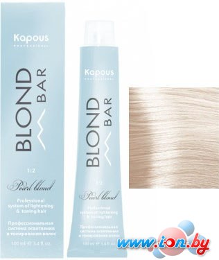 Крем-краска для волос Kapous Professional Blond Bar с экстрактом жемчуга BB 002 черничное безе в Могилёве