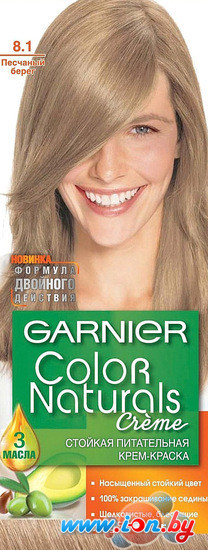 Крем-краска для волос Garnier Color Naturals 8.1 песчаный берег в Гомеле