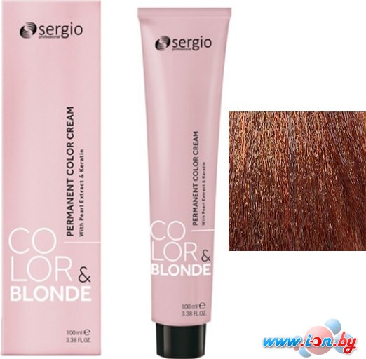 Крем-краска для волос Sergio Professional Color&Blonde 7.43 средне-русый медно-золотистый в Бресте