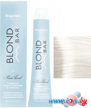 Крем-краска для волос Kapous Professional Blond Bar с экстрактом жемчуга BB 000 прозрачный в Гомеле