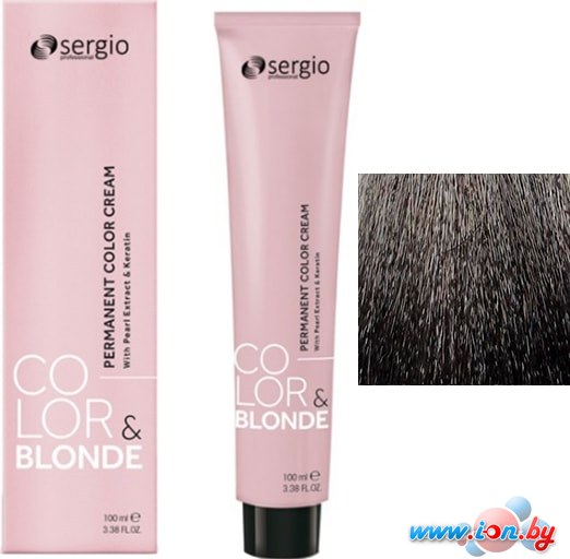 Крем-краска для волос Sergio Professional Color&Blonde 7.1 средне-русый пепельный в Могилёве