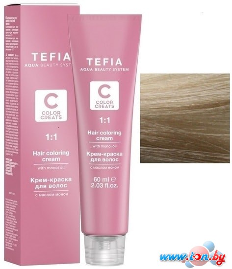 Крем-краска для волос Tefia Color Creats тонер Т 10/3 (латте) в Бресте