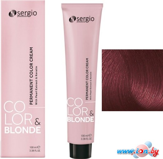 Крем-краска для волос Sergio Professional Color&Blonde 6.62 темно-русый пурпурный в Гомеле