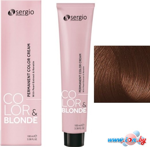 Крем-краска для волос Sergio Professional Color&Blonde 6 cioccolato темно-русый шоколад в Бресте