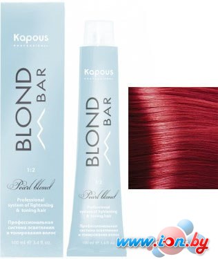 Крем-краска для волос Kapous Professional Blond Bar с экстрактом жемчуга BB 06 корректор красный в Витебске