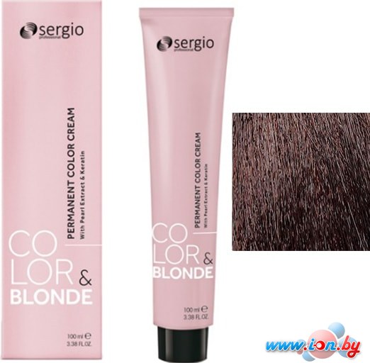 Крем-краска для волос Sergio Professional Color&Blonde 6.31 темно-русый золотисто-пепельный глазированный в Бресте