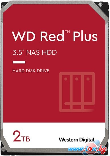 Жесткий диск WD Red Plus 2TB WD20EFZX в Могилёве