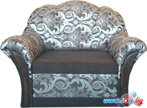Кресло-кровать Виктория Мебель Венера 1,5 Ч 137 (ткань, коричневый) в Витебске