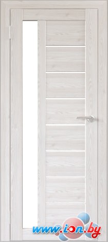 Межкомнатная дверь Юни Бона 04 80x200 (лиственница сибиу/матовое стекло) в Гомеле