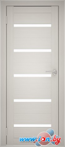 Межкомнатная дверь Юни Амати М1 80x200 (эшвайт/матовое стекло) в Могилёве