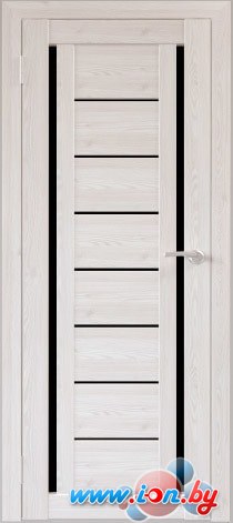 Межкомнатная дверь Юни Бона 06 (ч) 70x200 (лиственица сибиу/черное белое) в Витебске