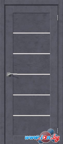 Межкомнатная дверь elPorta Легно-22 60x200 (Graphite Art Magic Fog) в Бресте