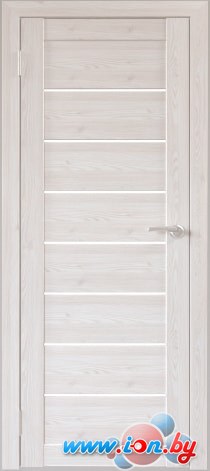 Межкомнатная дверь Юни Бона 01 60x200 (лиственица сибиу/стекло белое) в Гомеле