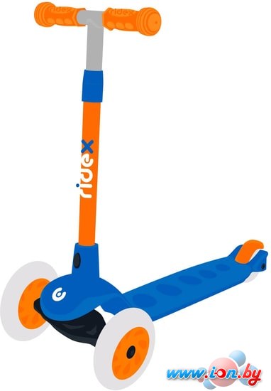 Самокат Ridex Hero (синий/оранжевый) в Бресте