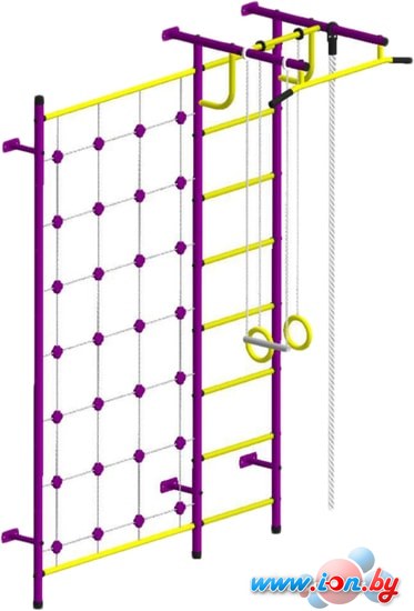 Детский спортивный комплекс Пионер С3СМ (пурпурный/желтый) в Гомеле
