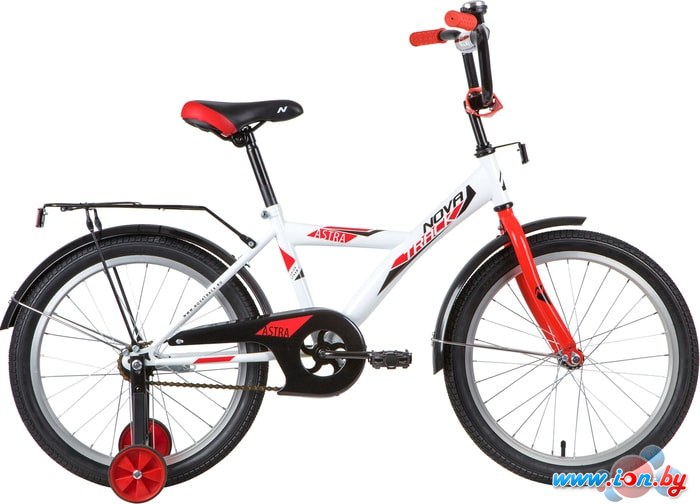 Детский велосипед Novatrack Astra 20 2020 203ASTRA.WT20 (белый/красный) в Бресте