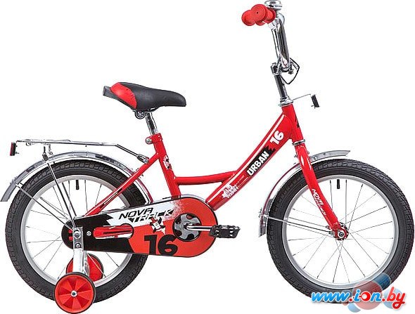 Детский велосипед Novatrack Urban 16 (красный/черный, 2019) в Бресте