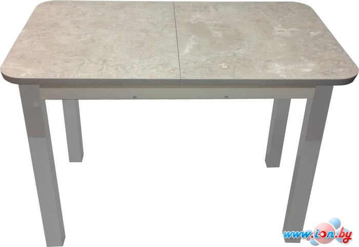 Кухонный стол Solt Мила 3 (бетао/ноги квадратные серые) в Гомеле