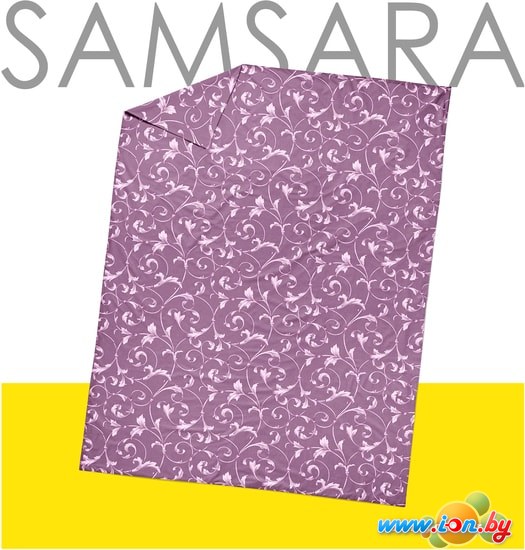 Постельное белье Samsara Завитки черника 220Пр-9 210x220 в Могилёве