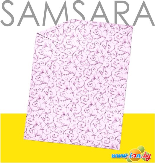 Постельное белье Samsara Завитки розовые 220Пр-10 210x220 в Могилёве