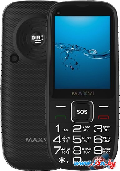 Мобильный телефон Maxvi B9 (черный) в Витебске