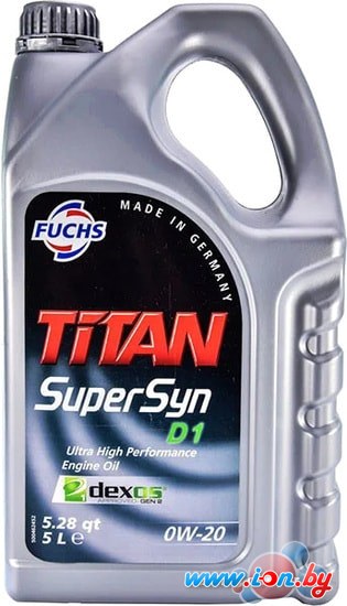 Моторное масло Fuchs Titan Supersyn D1 0W-20 5л в Гродно