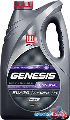 Моторное масло Лукойл Genesis Universal Diesel 5W-30 4л в Могилёве