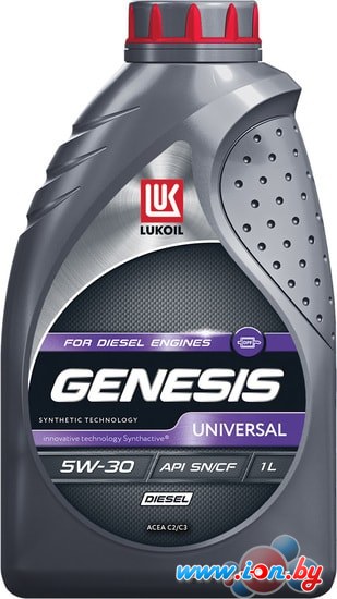 Моторное масло Лукойл Genesis Universal Diesel 5W-30 1л в Могилёве