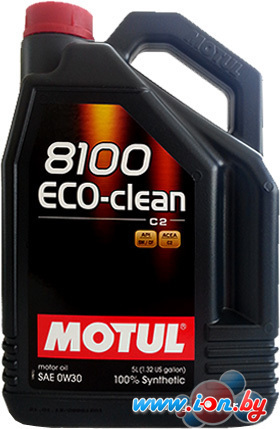 Моторное масло Motul 8100 Eco-clean 0W-30 5л в Могилёве