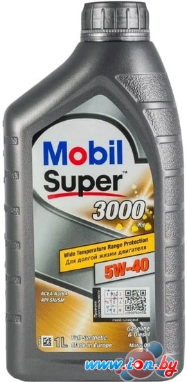 Моторное масло Mobil Super 3000 X1 5W-40 1л в Бресте