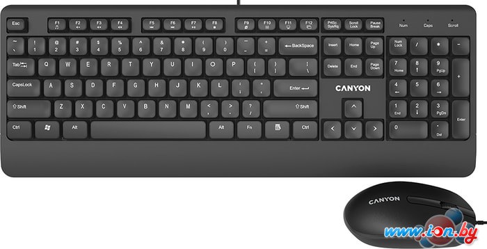 Клавиатура + мышь Canyon CNE-CSET4-RU в Бресте