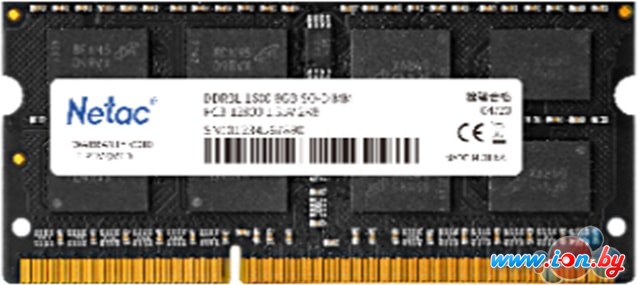 Оперативная память Netac Basic 8GB DDR3 SODIMM PC3-12800 NTCGD3N16SP-08 в Могилёве