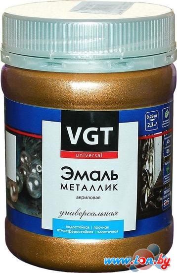 Эмаль VGT Универсальная Металлик ВД-АК-1179 230 г (золото) в Могилёве