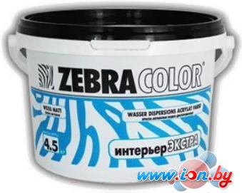 Краска Zebracolor Интерьер Экстра 7.5кг (белый) в Могилёве