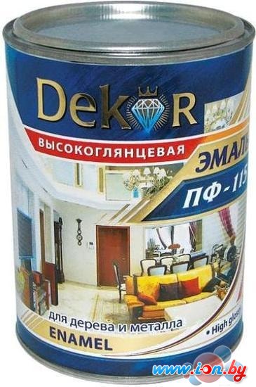 Эмаль Dekor ПФ-115 1.8кг (шоколадный) в Гомеле