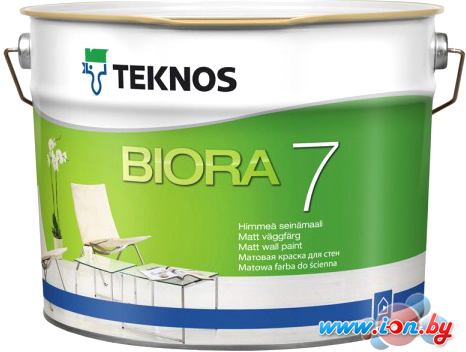 Краска Teknos Biora 7 9л (база 1) в Могилёве